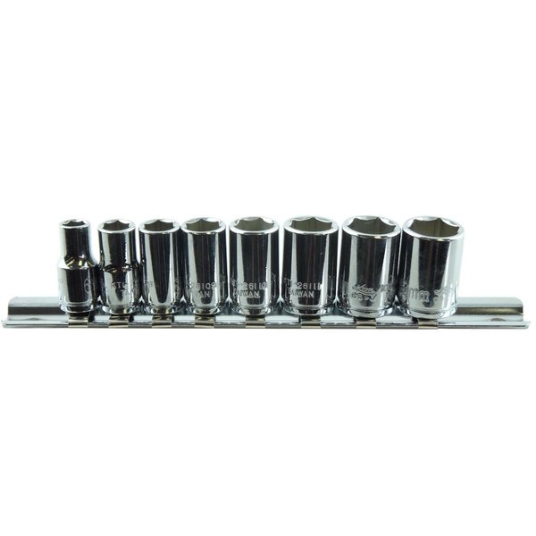 K-Tool International 1/4" Drive Metric, 8 pcs KTI-26100